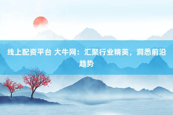 线上配资平台 大牛网：汇聚行业精英，洞悉前沿趋势